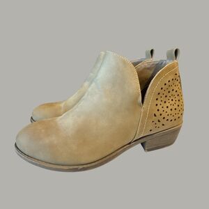 Vepose Tan Memory Foam Ankle Boots